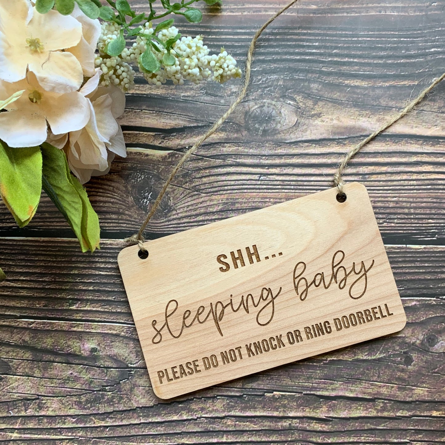 Sleeping Baby | Engraved Sign